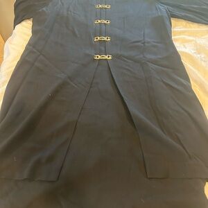 Vintage Positive Attitude Black Dress